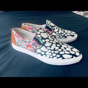 Coach leather slip-on shoes